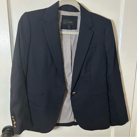 J.Crew Womens Schoolboy navy blazer - Picture 2 of 12